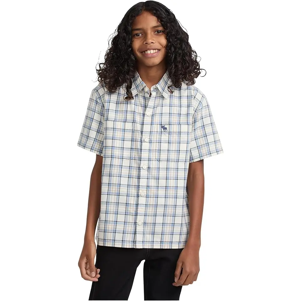 Short Sleeve Simple Life Woven Shirt (Big Kid)