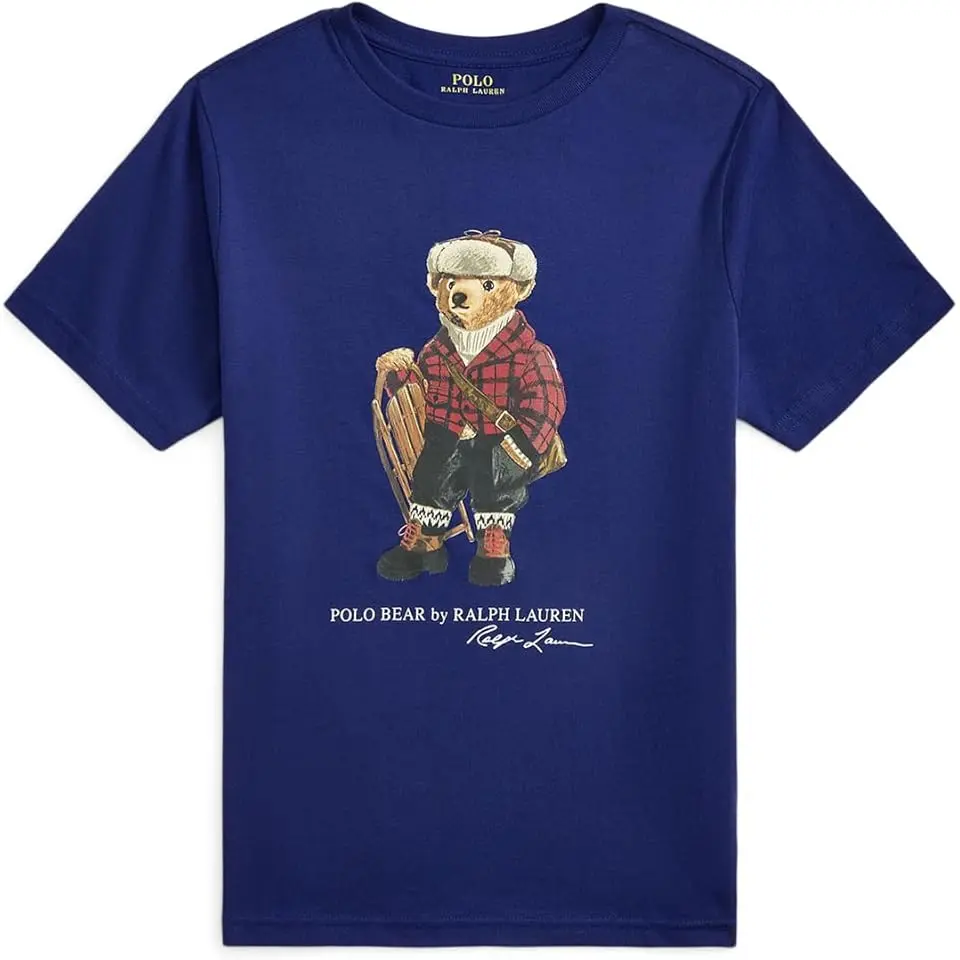 Polo Bear Cotton Jersey Tee (Big Kid)