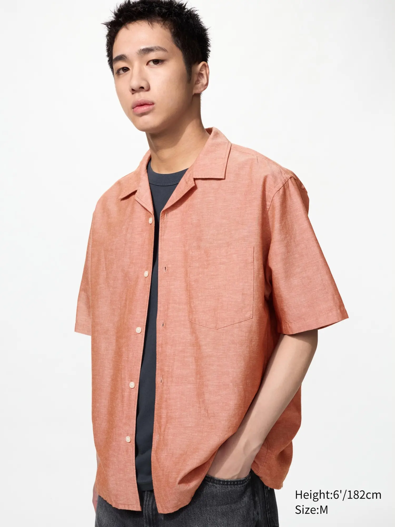 Cotton Linen Shirt | Short Sleeve