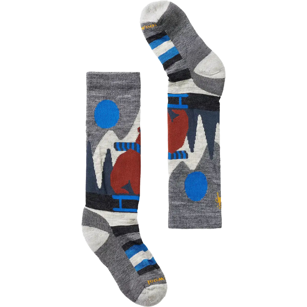 Youth Ski Light Cushion Sleigh Bear OTC Socks