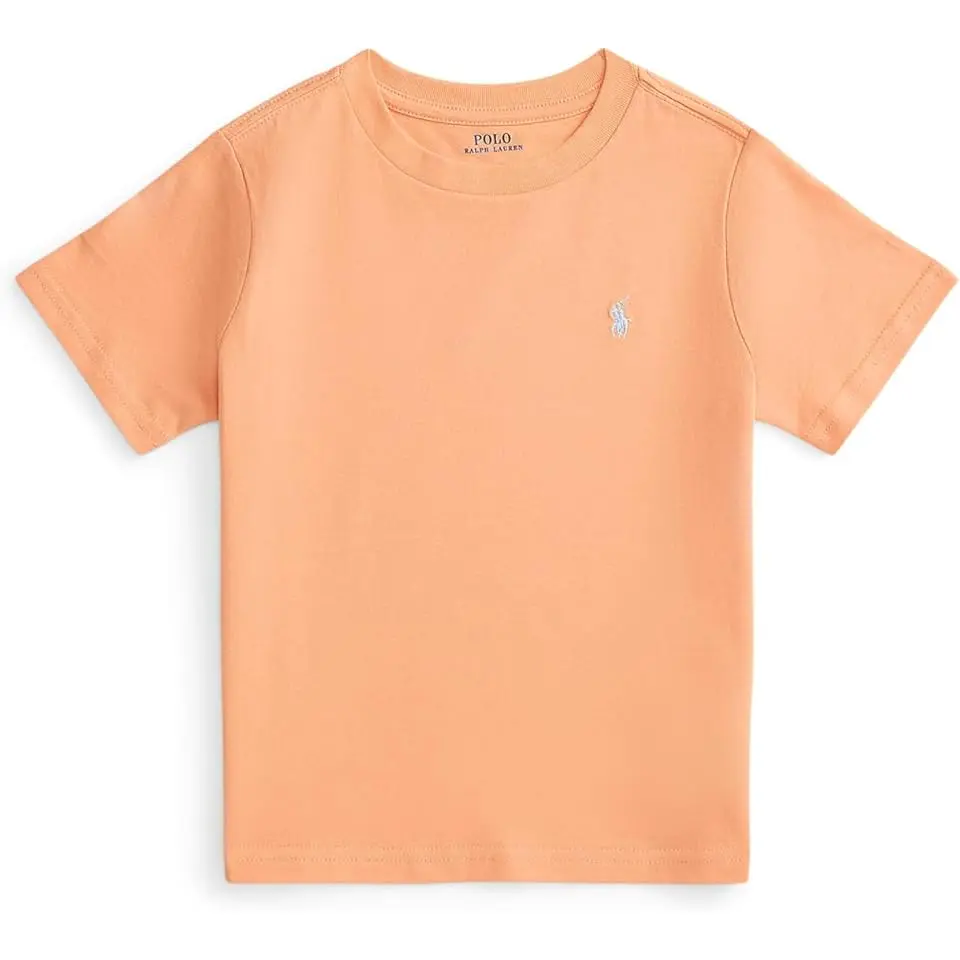 Cotton Jersey Crew Neck Tee (Toddler/Little Kid)