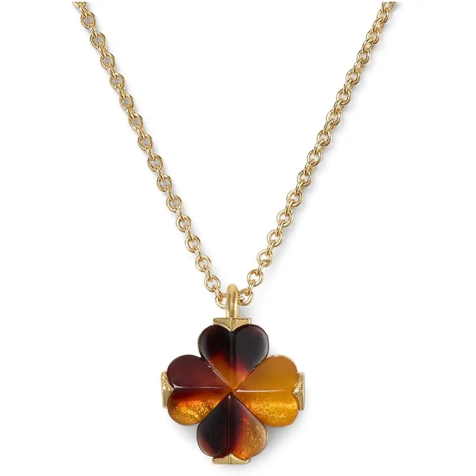 Spade Flower Pendant