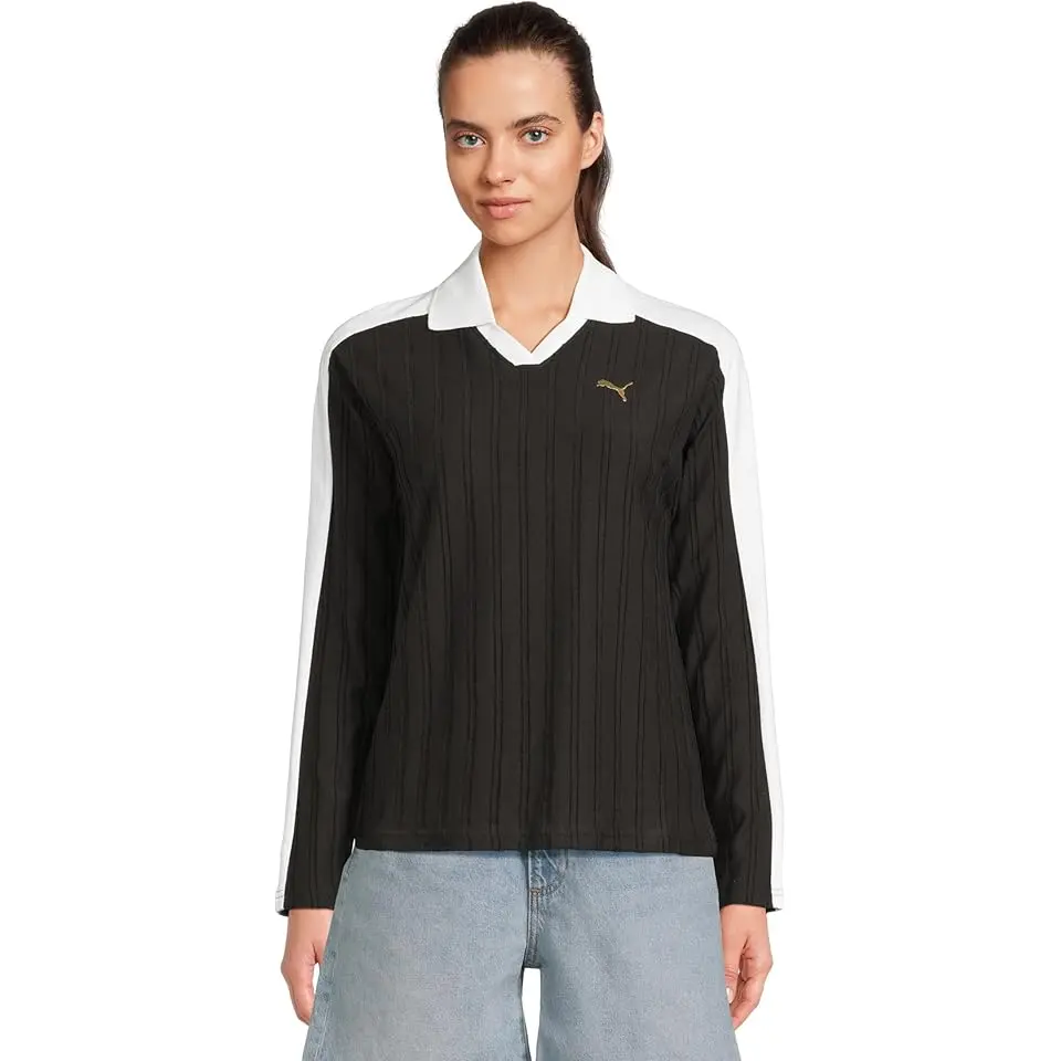 T7 Relaxed Long Sleeve Polo