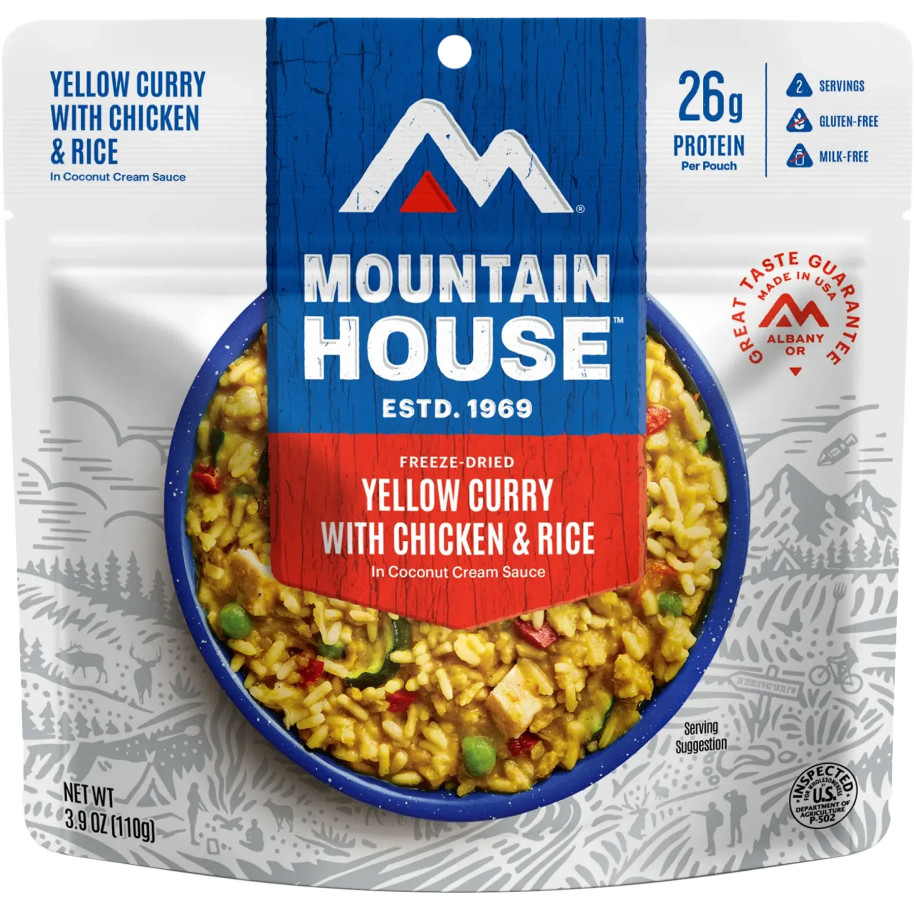 Yellow Curry with Chicken & Rice (2 Servings)