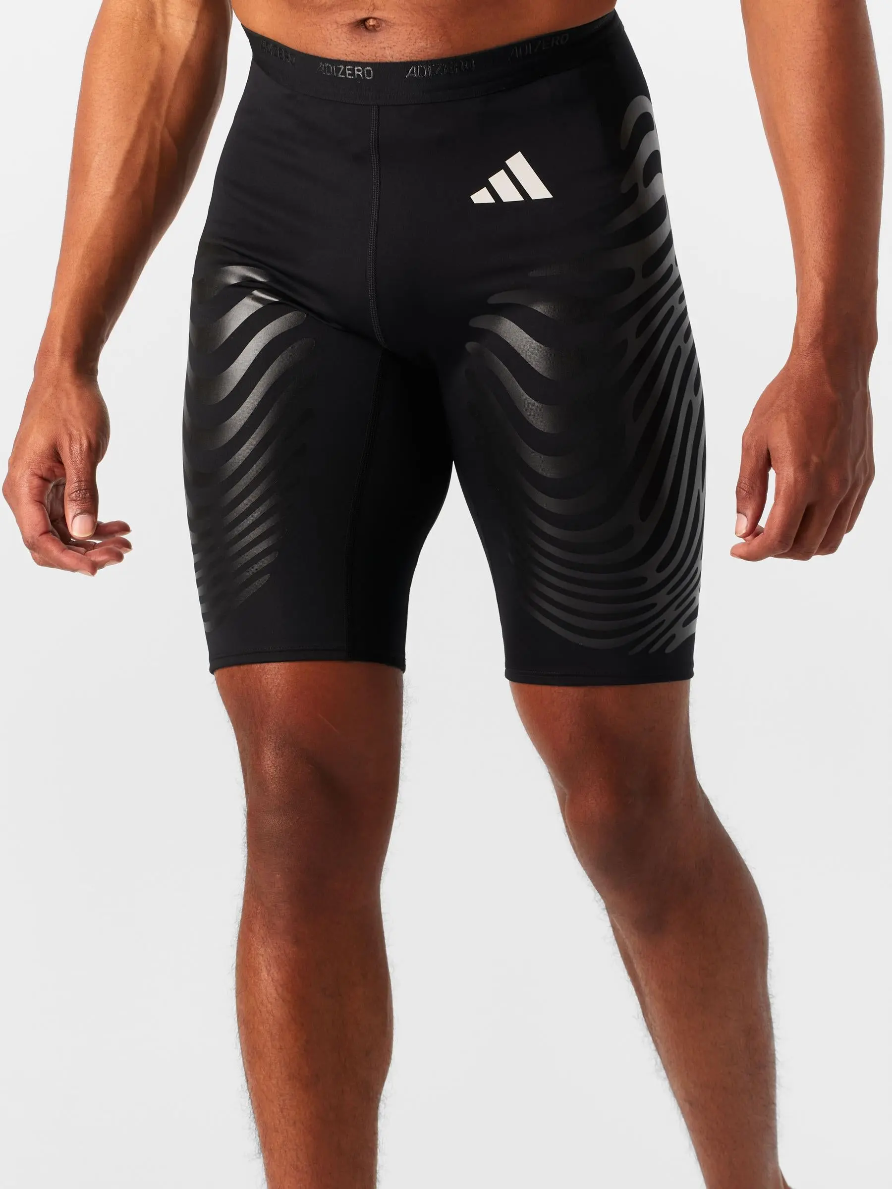 adidas Men's adizero Running Control 1/2 Tight