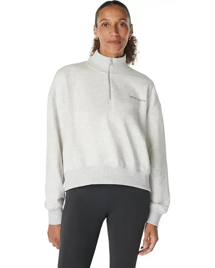 Women's Sweaty Betty Revive Crop Half Zip