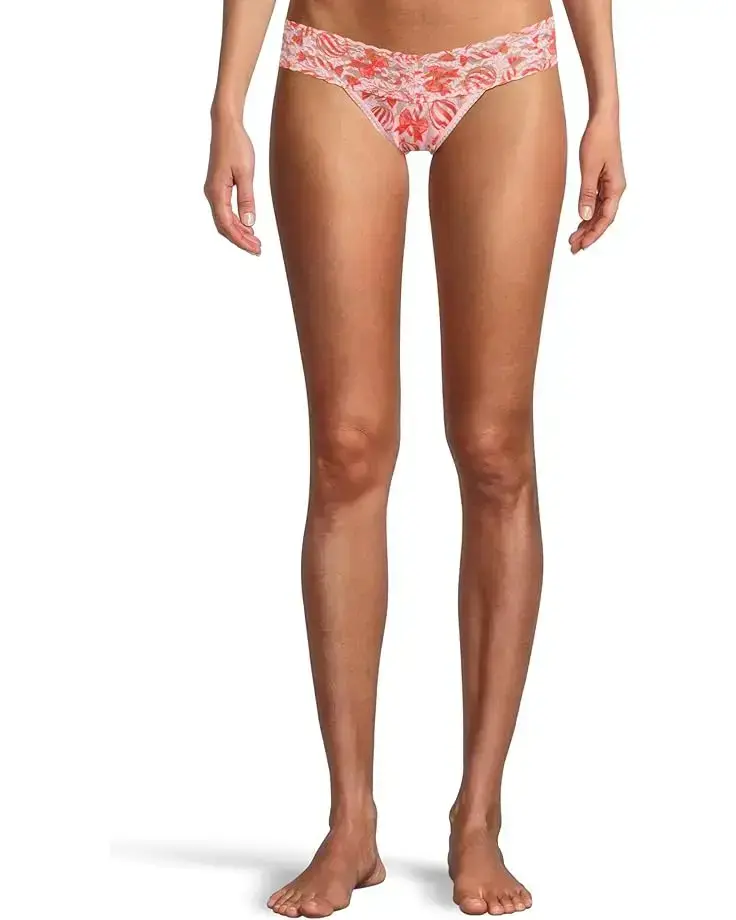 Women's Hanky Panky Signature Lace Printed Low Rise Thong