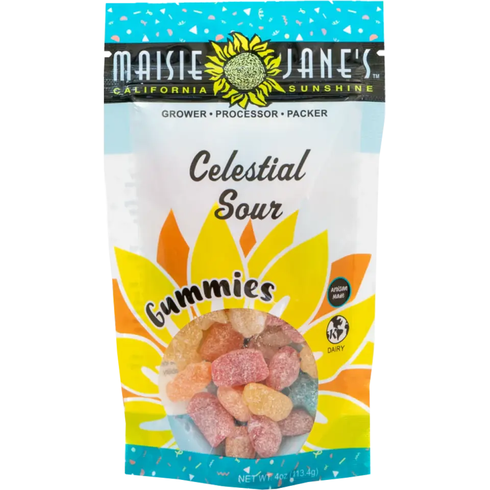 Celestial Sour Gummies 4 oz