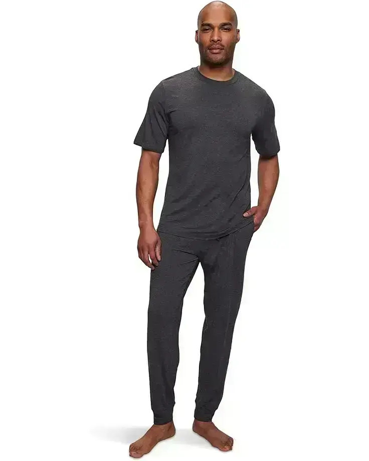 Men's Eberjey Henry Modal Short Sleeve Pant PJ Set