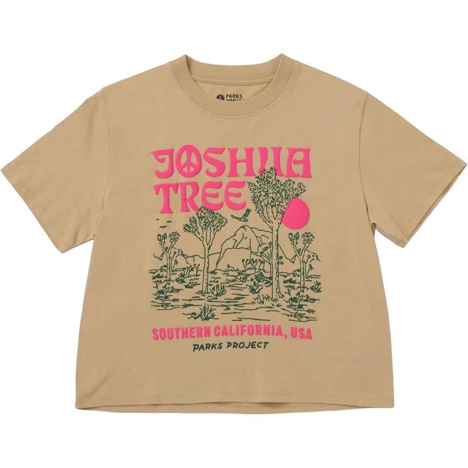 Women's Joshua Tree Puff Print Boxy Tee