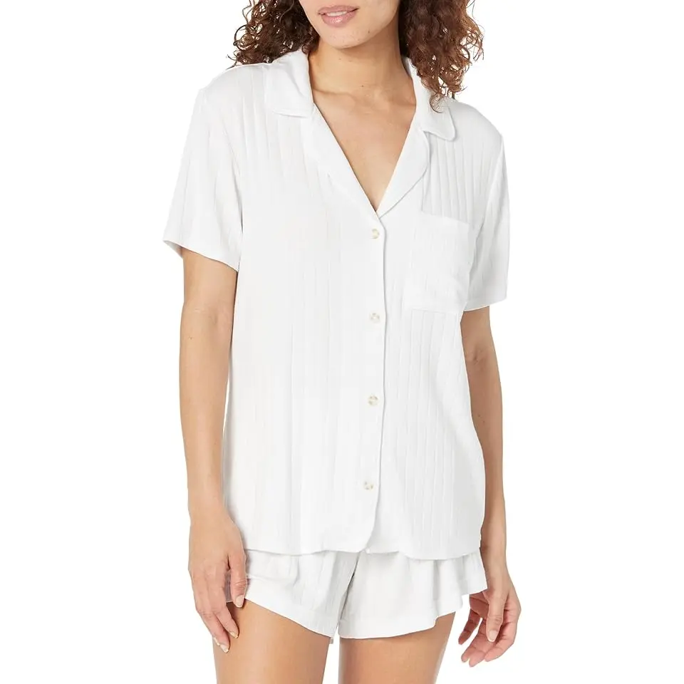 Gisele Rib Relaxed Short Pj Set