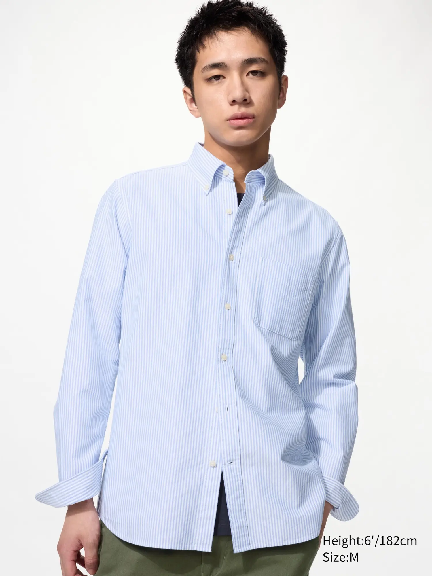 Oxford Slim Shirt | Striped