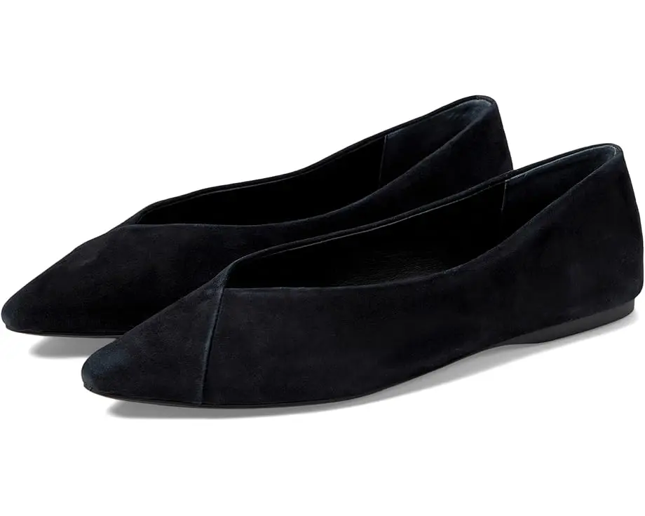 Women's Birdies Goldfinch Suede Flat