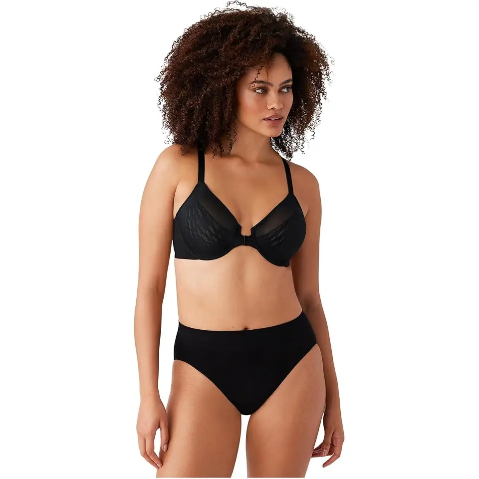 Elevated Allure Seamless Front-Close Underwire Bra