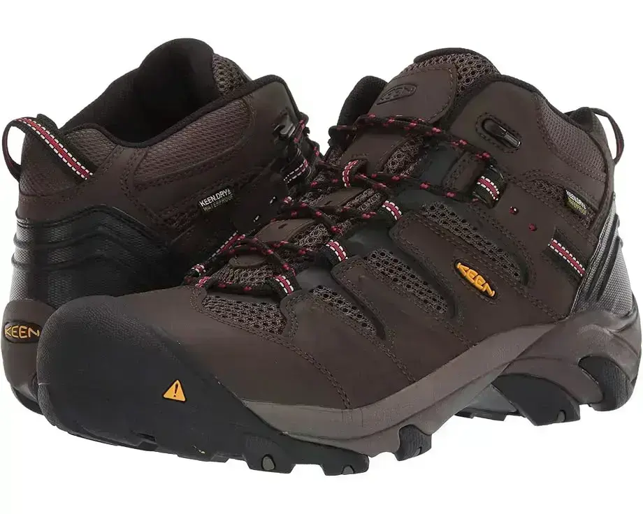 Men's KEEN Utility Lansing Mid Waterproof Steel Toe