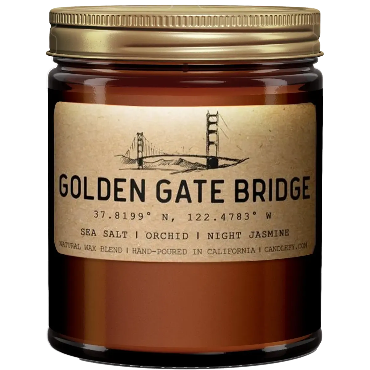Golden Gate Bridge: California Candle