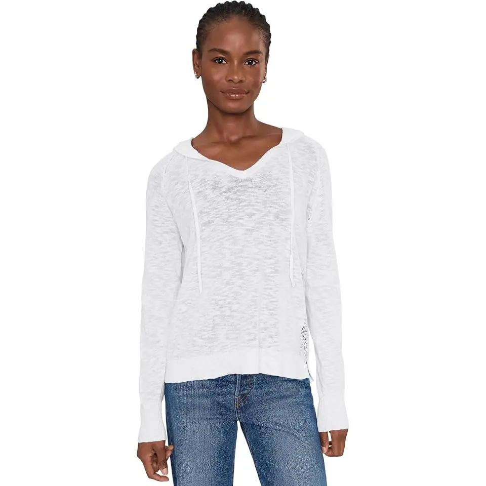 Boardwalk - Hoodie Sweater with Mesh Detail