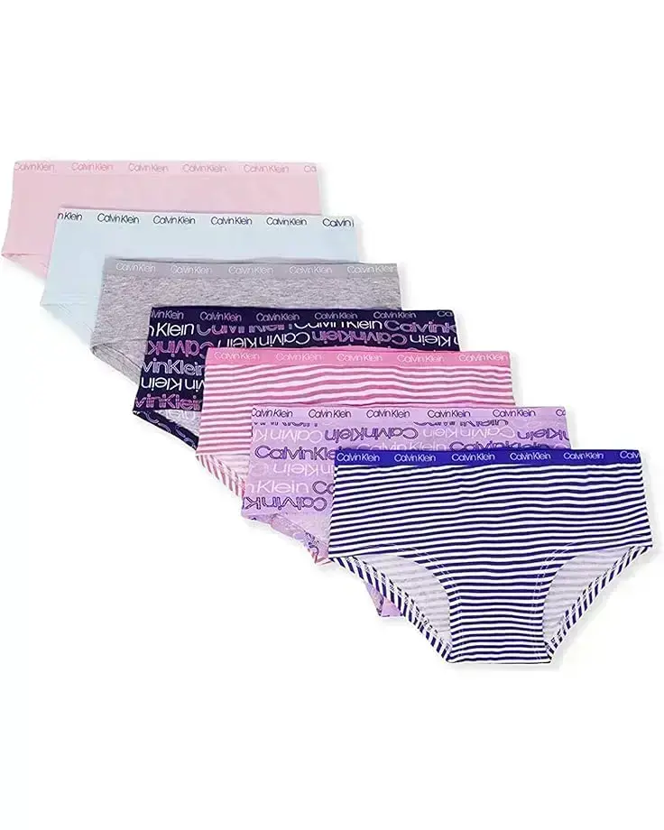 Women's Calvin Klein Girls' Kids Modern Cotton Hipster Panties Value Pack