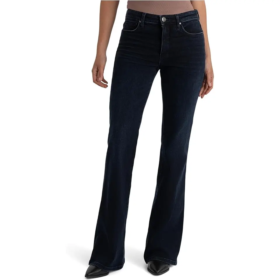 Ana High-rise Fab Ab Flare-baby Double Needle All Over