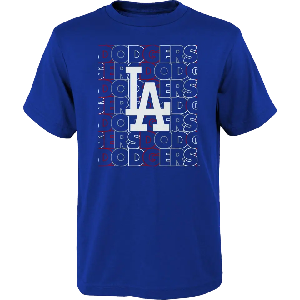 Youth Dodgers Letterman Tee