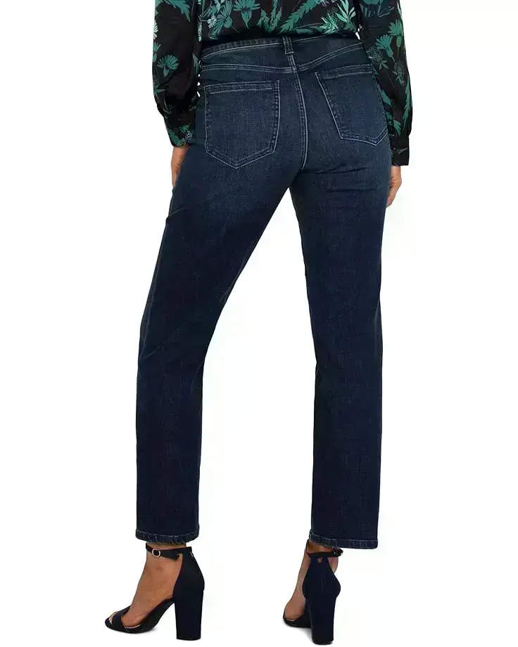 Women's Liverpool Los Angeles Gia Glider Pull On Slim Mid Rise Stretch Denim in Warner Lake