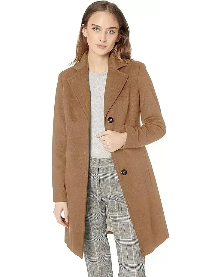 Women's Calvin Klein Classic Cashmere Wool Blend Coat