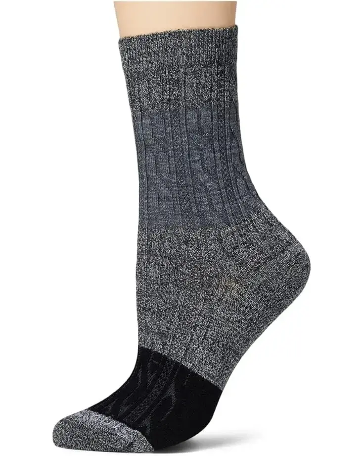 Women's Smartwool Everyday Color-Block Cable Crew Socks
