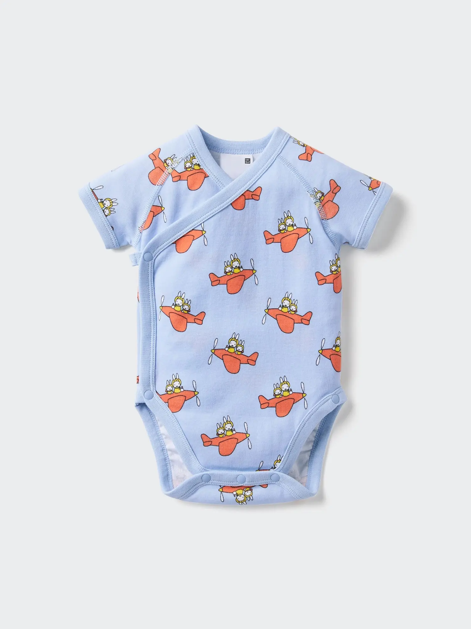Baby The Picture Book Collection Bodysuit Short Sleeve | Open Front | miffy