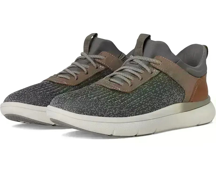 Fleet Knit Elastic Lace Sneakers