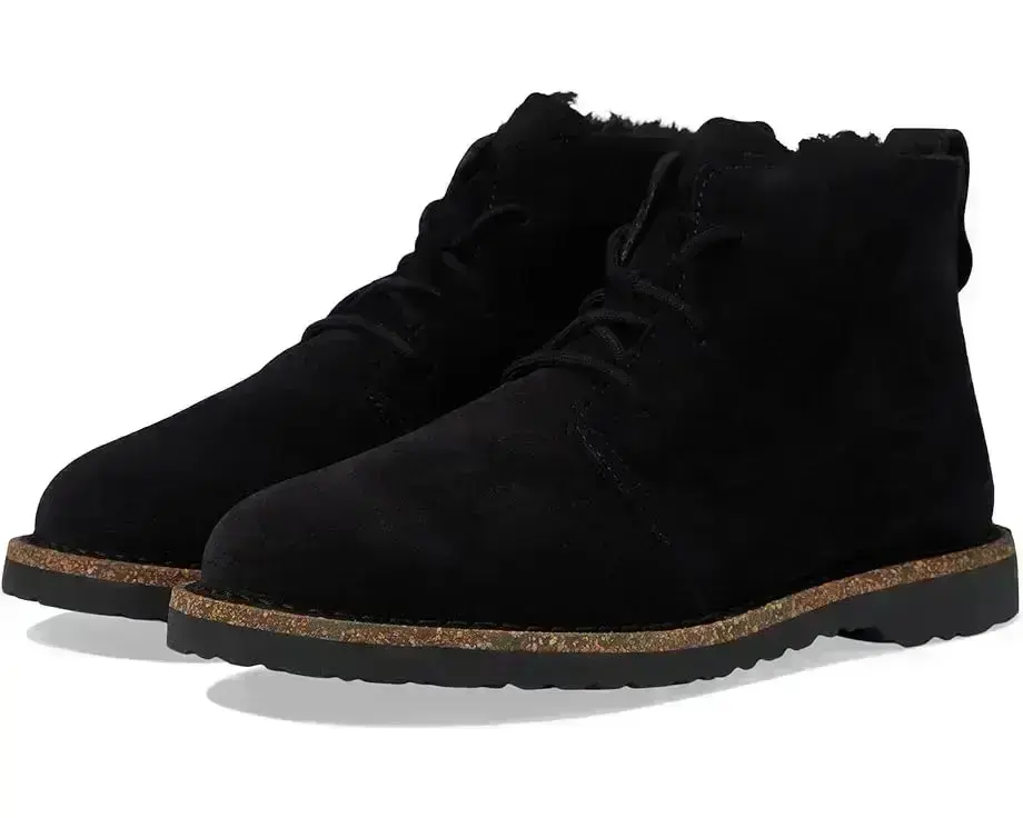 Uppsala Mid Lace-Up Shearling - Suede