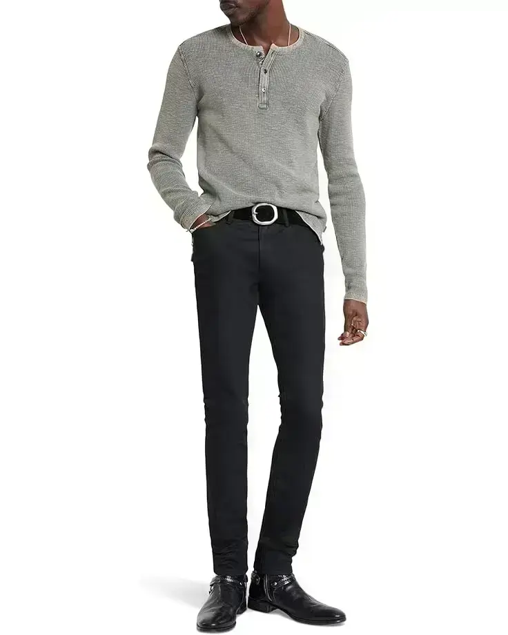 Men's John Varvatos MEMPHIS WAFFLE HENLEY