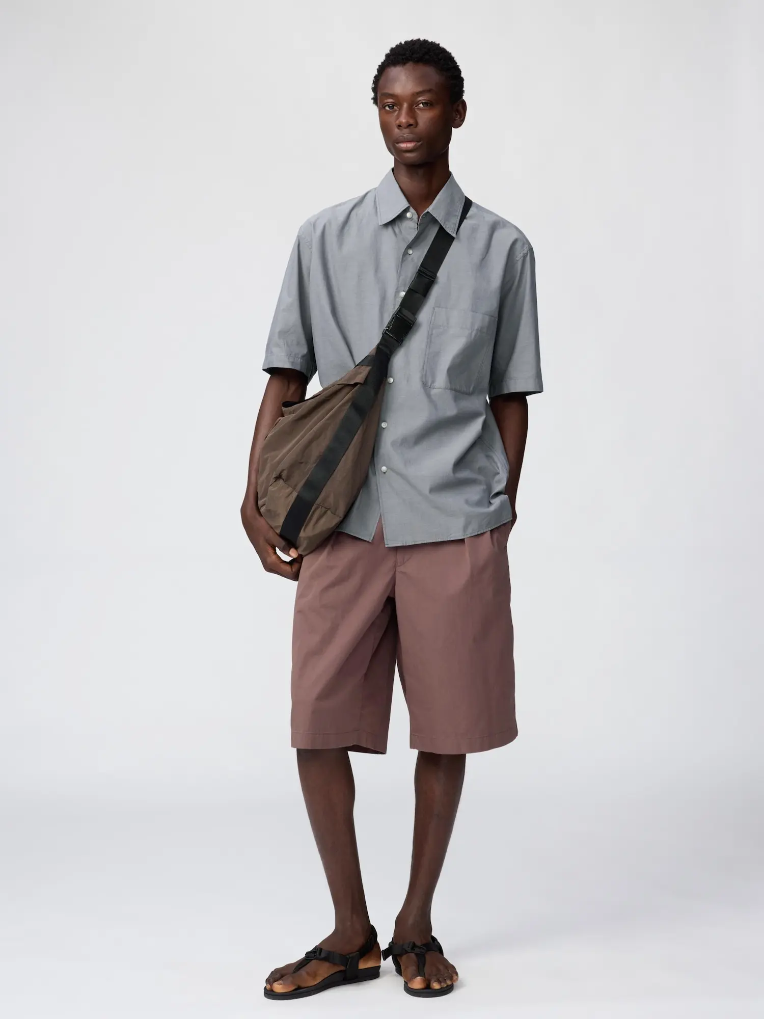 Unisex Packable Shoulder Bag