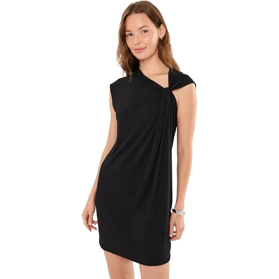Jaclyn Twist Shoulder Mini Dress