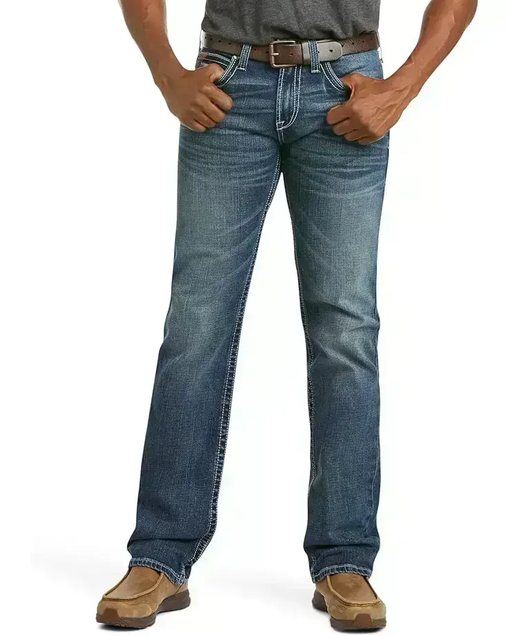Men's Ariat M7 Straight Leg Coltrane Jeans in Silverton