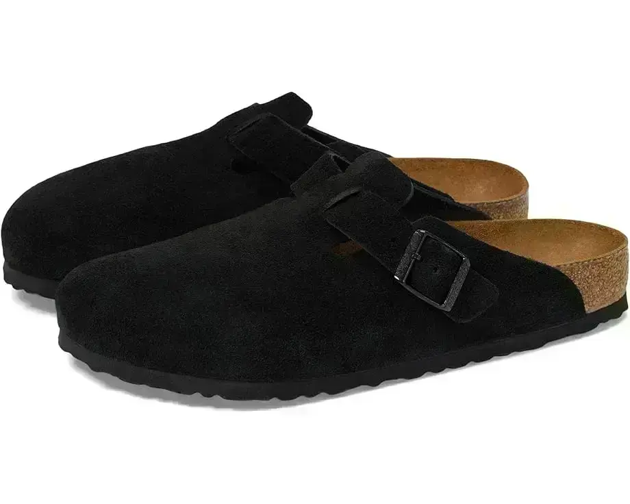 Unisex Birkenstock Boston Soft Footbed - Suede (Unisex)