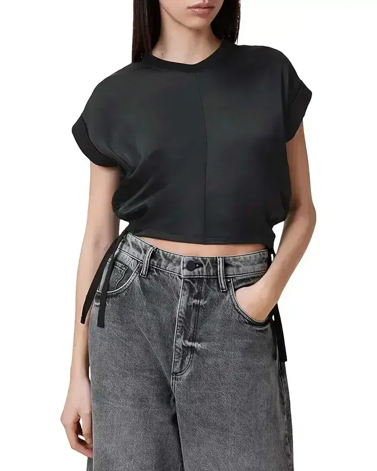 Women's AllSaints Mira Satin Tee