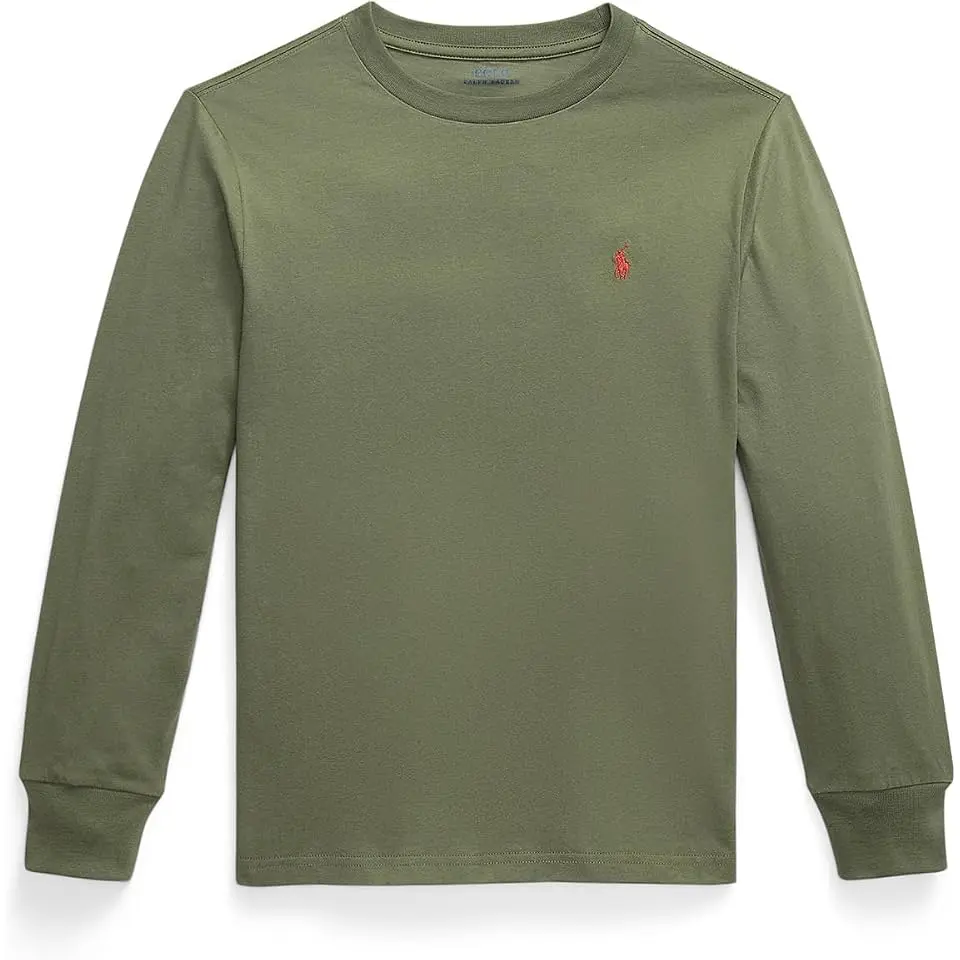 Cotton Jersey Long Sleeve Tee (Big Kid)