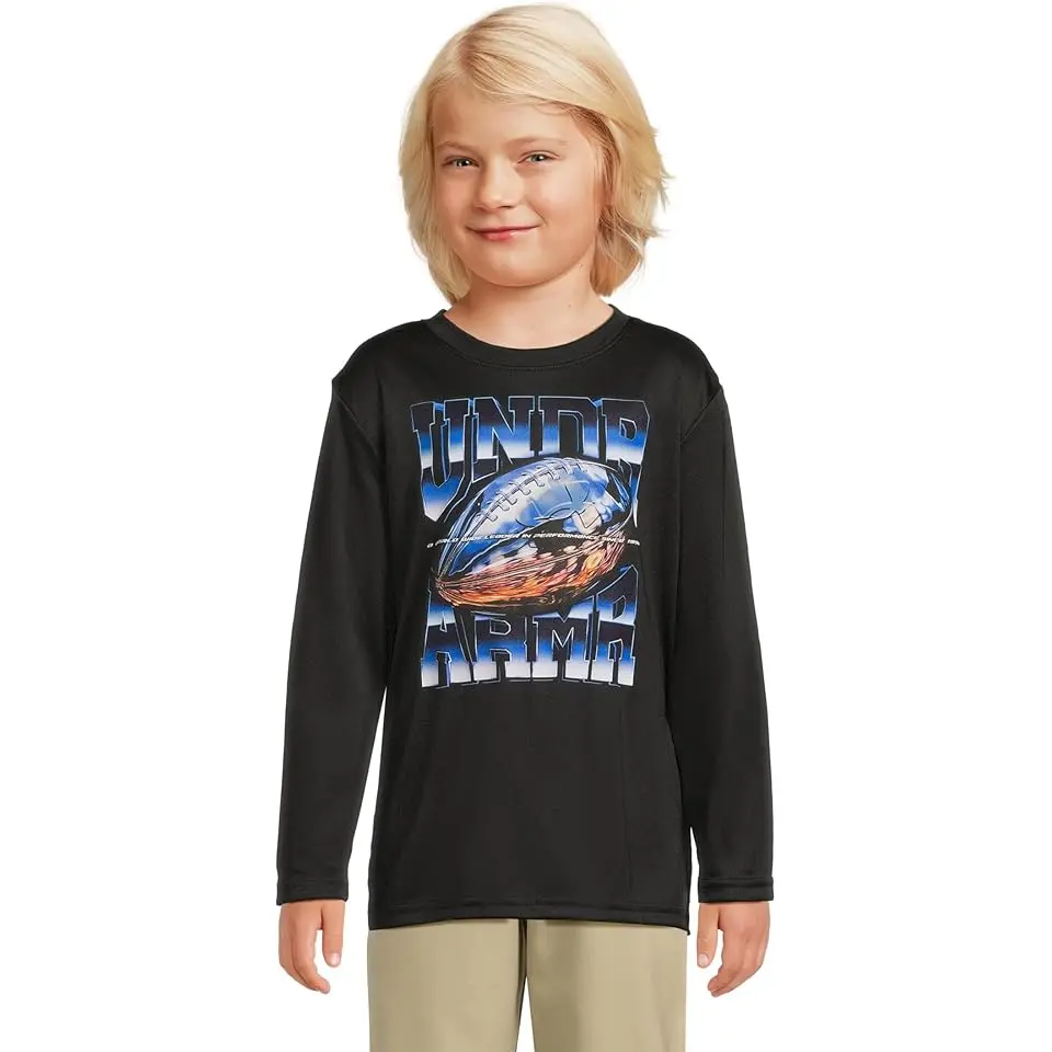 Chrome Football Tech Long Sleeve (Little Kid)
