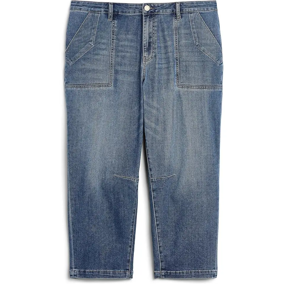 Plus Size Ashton Wide Leg Barrel in Prosperous