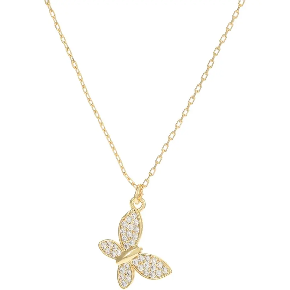 Pave Butterfly Pendant