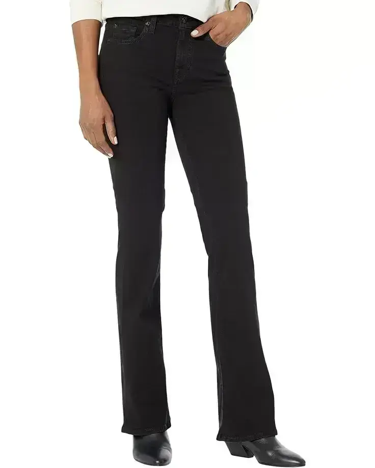 Women's 7 For All Mankind B(air) Kimmie Bootcut in Rinse Black