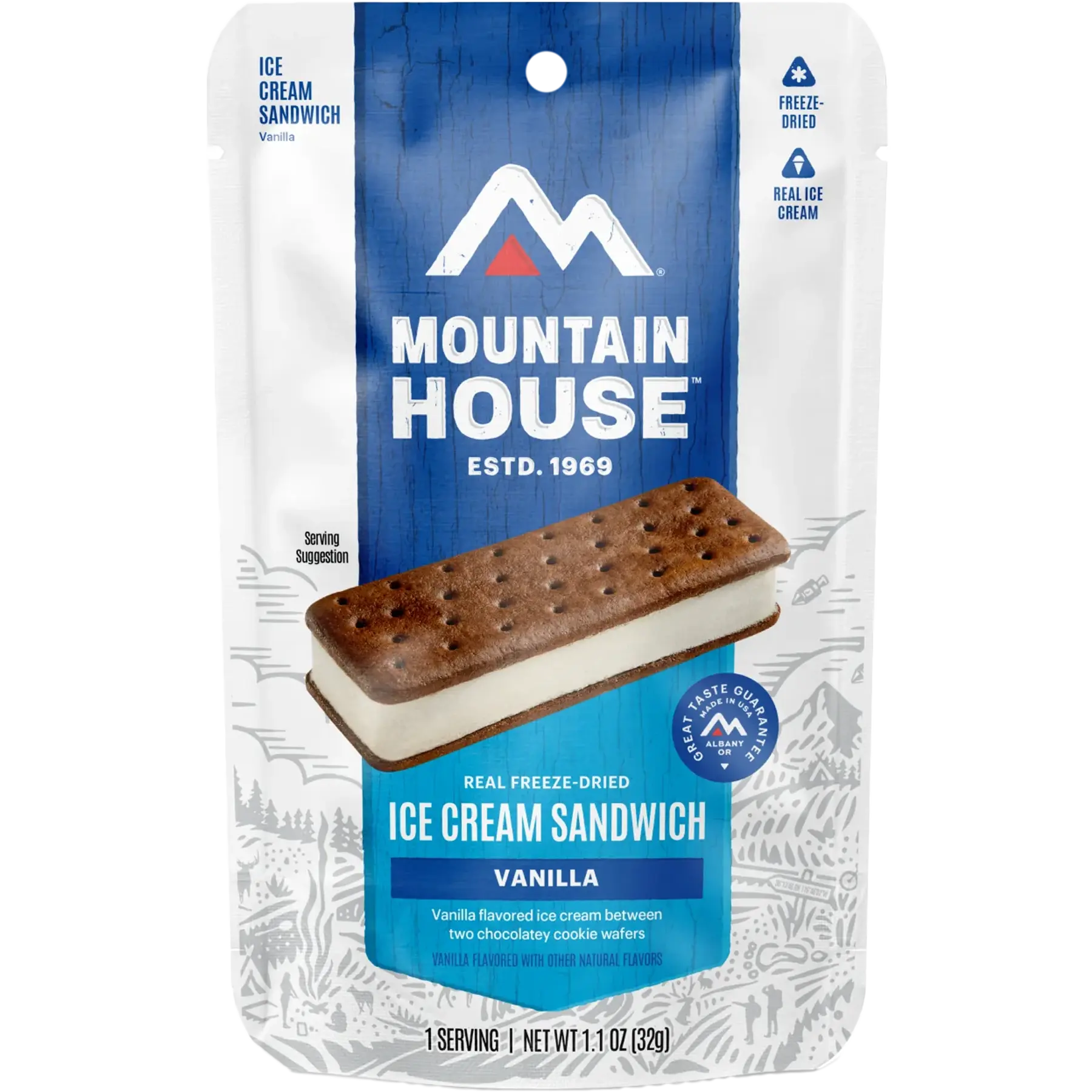 Vanilla Ice Cream Sandwich (1 Serving)