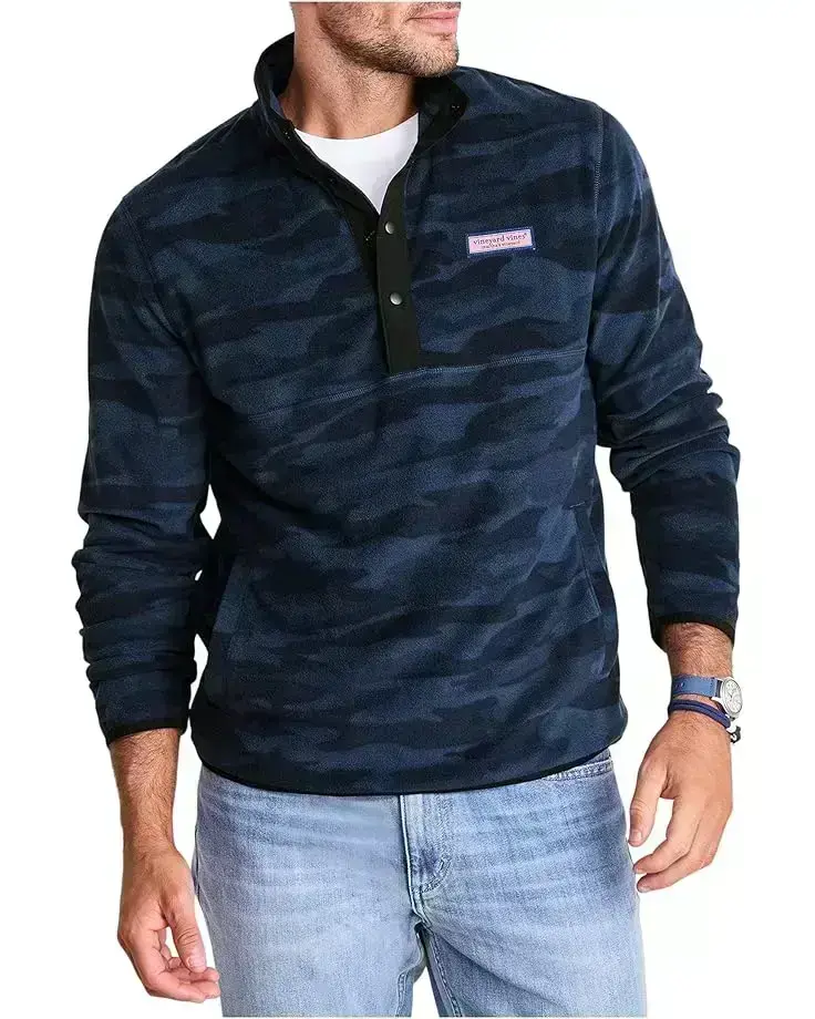 Men's Vineyard Vines Harbor Fleece Quarter-Snap