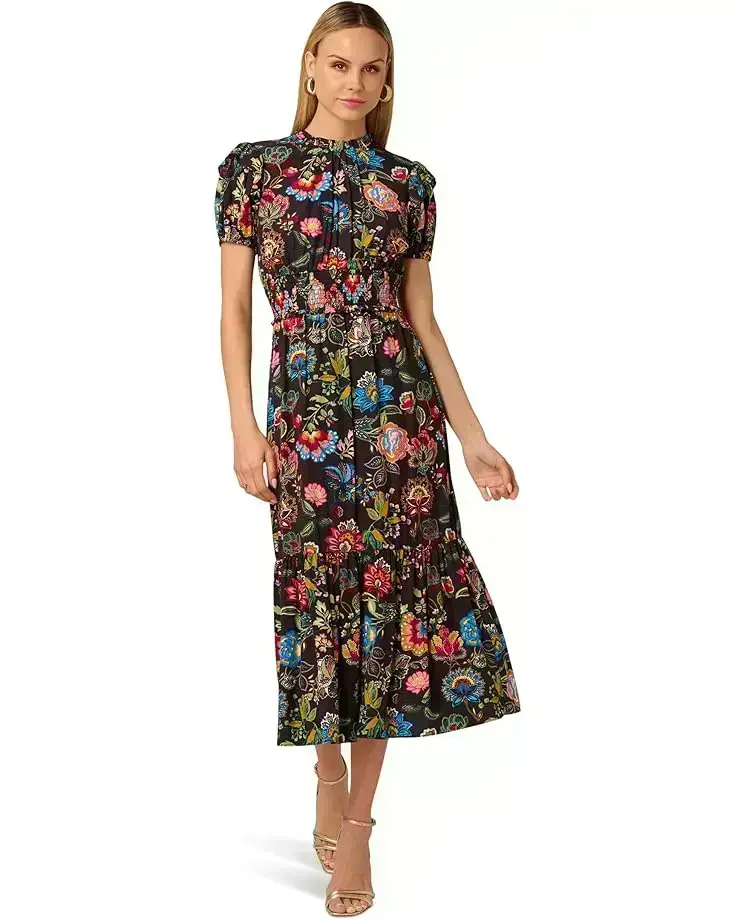 Women's Adrianna Papell Printed Midi Dress
