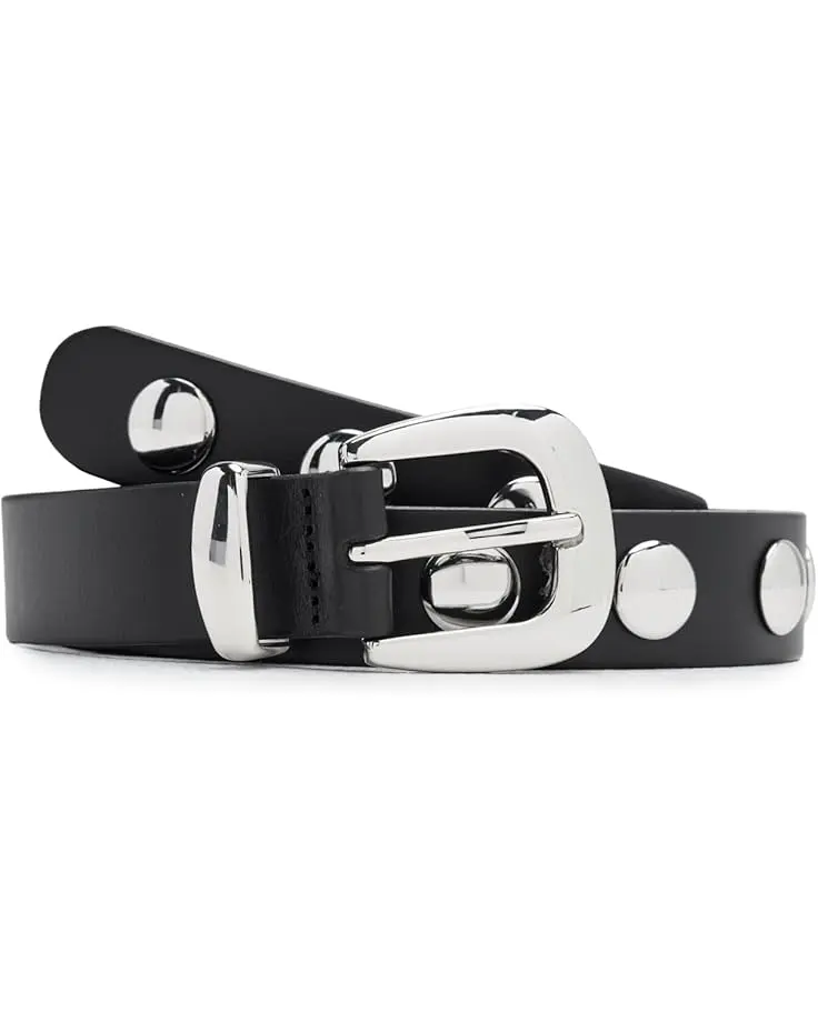 Studded Western Belt in Leather
