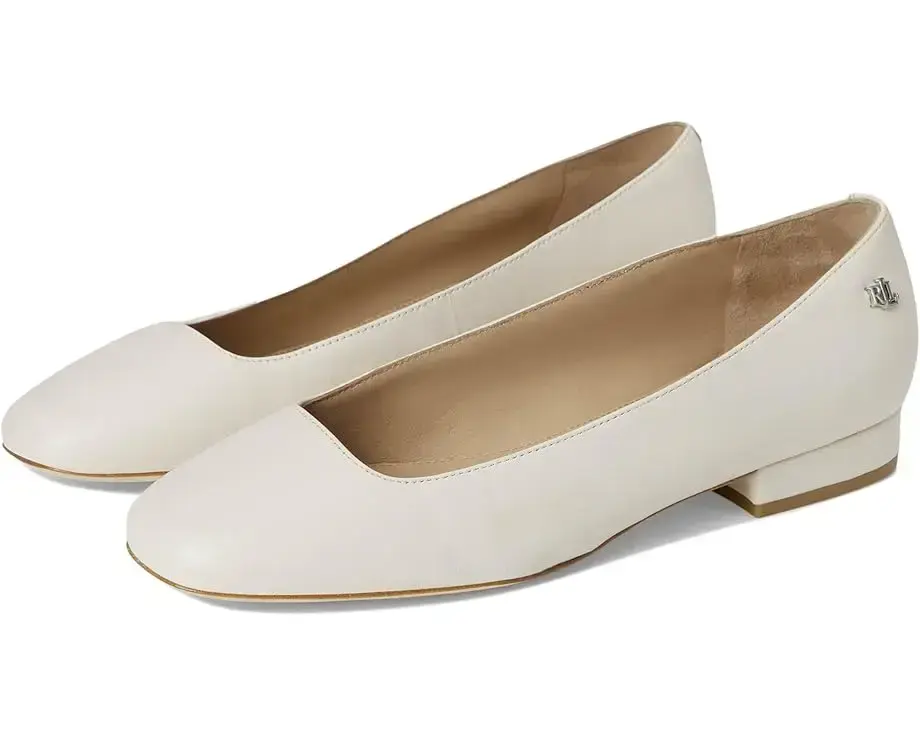 Women's Lauren Ralph Lauren Emellie Nappa Leather Ballet Flat