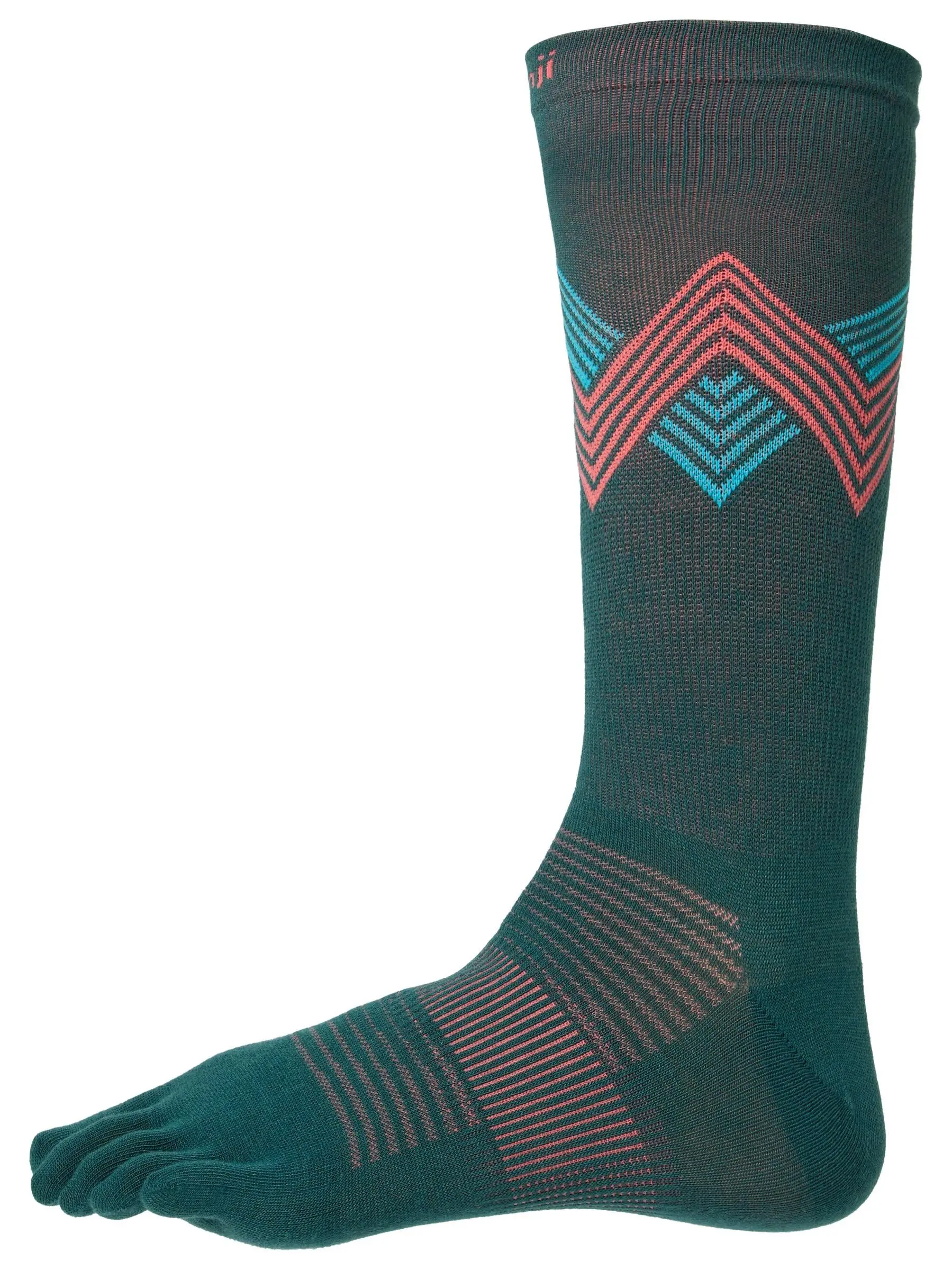 Injinji Run Lightweight Crew Toesocks Lagoon