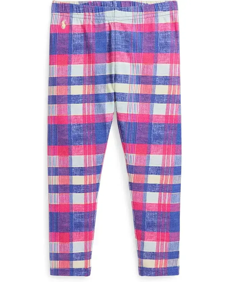 Polo Ralph Lauren Kids Plaid Stretch Jersey Legging (Toddler/Little Kid)