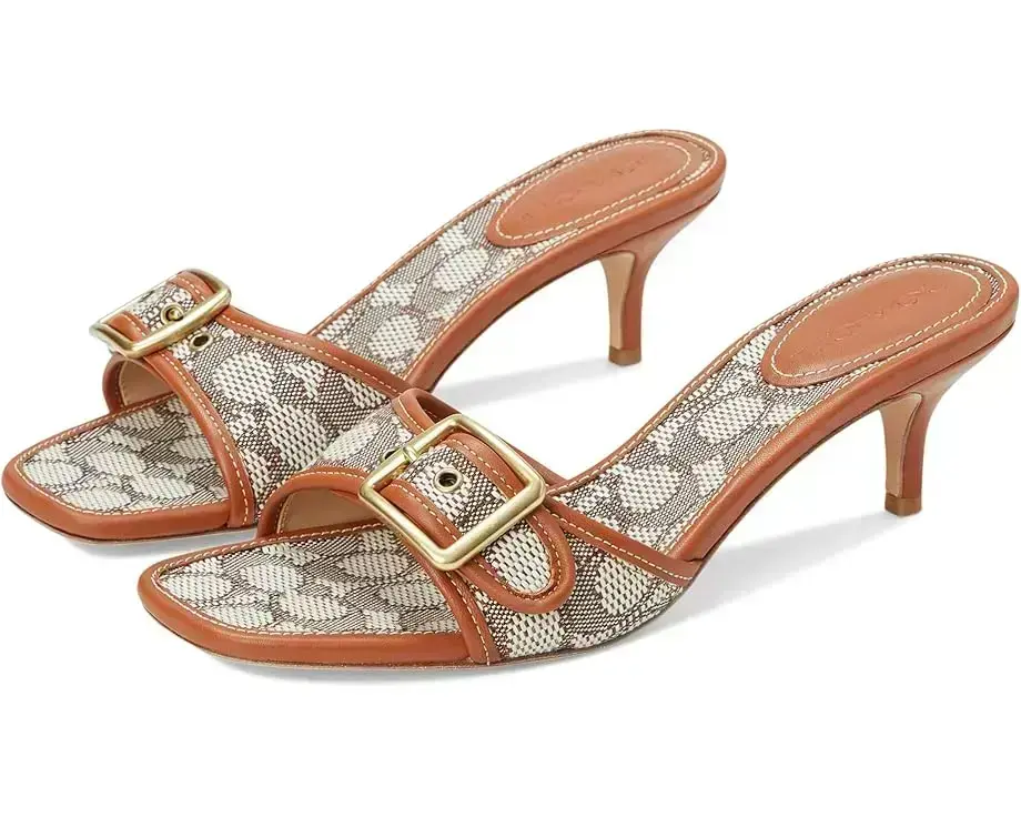 Women's COACH Margot Sandals In Signature Textile Jacquard