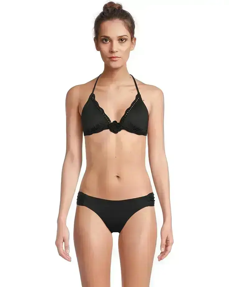 Women's BECCA Colette Crochet Flower Halter Top